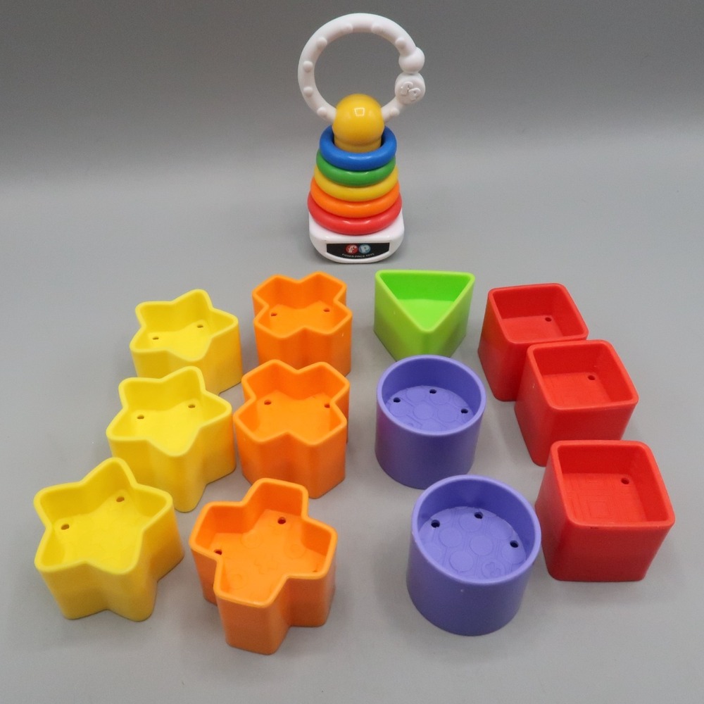 Fisher Price Baby's First Blocks Shape Sorter Colors Replacement Blocks Lot 13